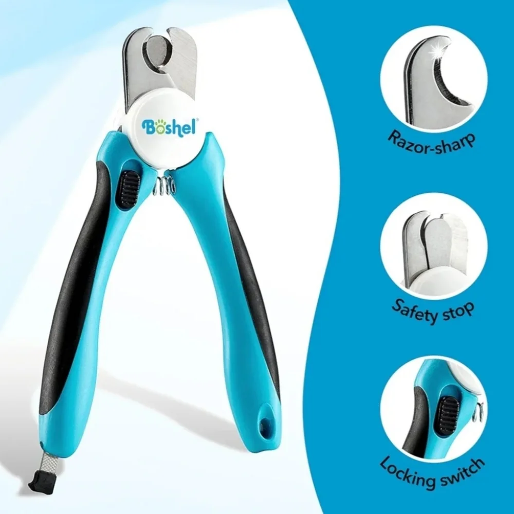 Boshel Large Dog Nail Clippers With Nail File And Safety Guard